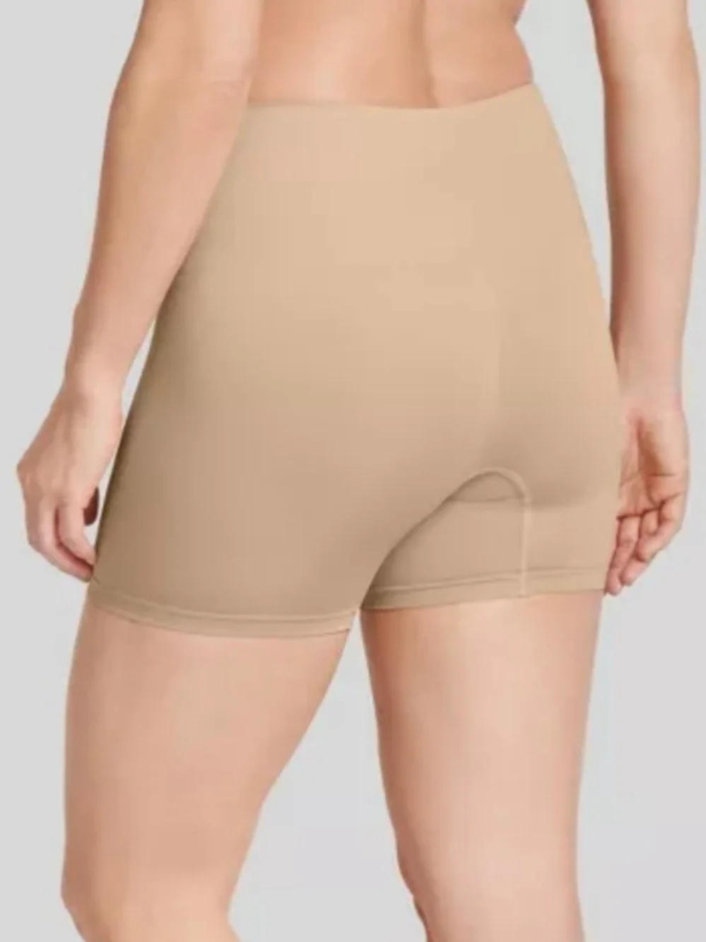 Seamfree Nude Mid-Waist Shaping BoyShorts